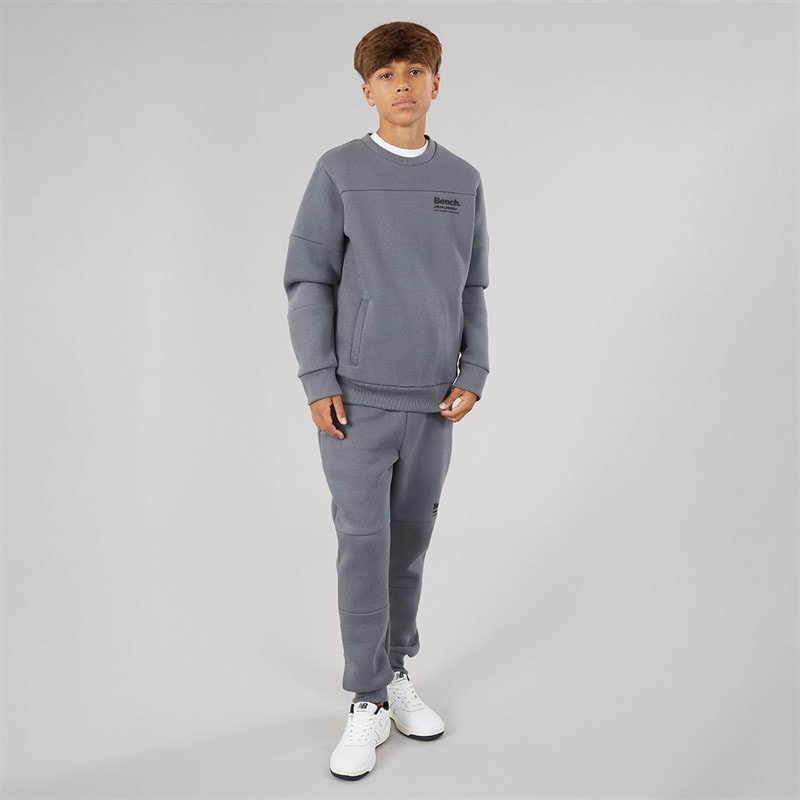Jongens techshun trainingspak Steel Grey - Afbeelding 4