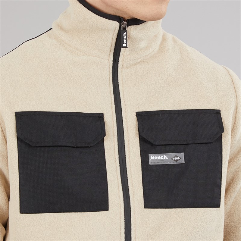 Heren anders fleece Stone - Afbeelding 5