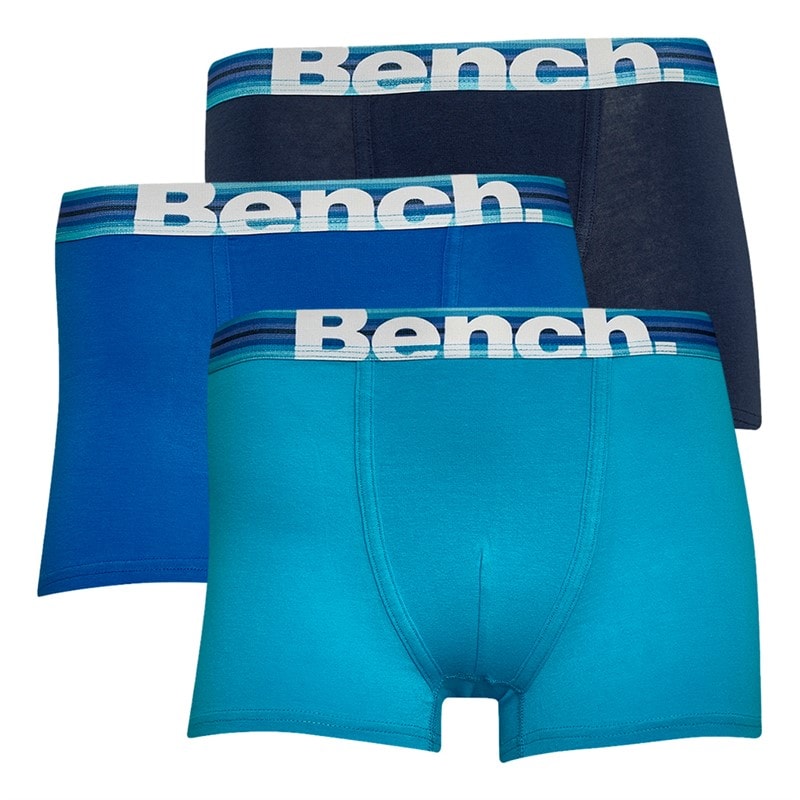 Bench Jungen - Froshi Boxershorts Dreierpack - Navy/Royal/Bright Blue