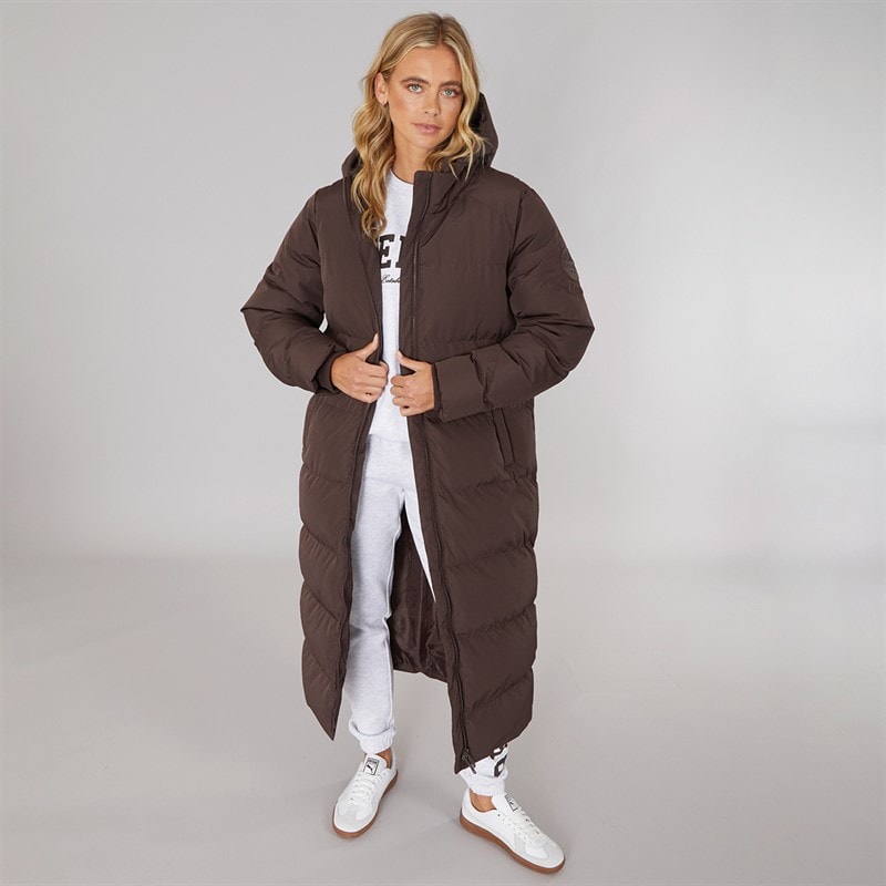 Veste imperméable longue Elli femmes Coffee - Image 4