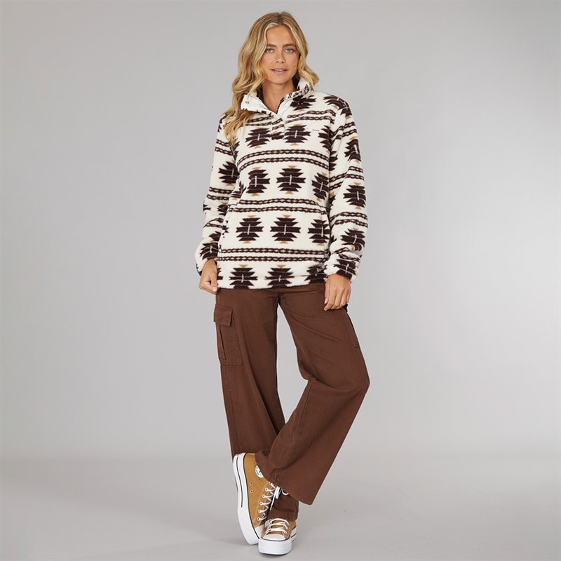 Damen - Navo Borg-Fleece Winter White - Bild 4