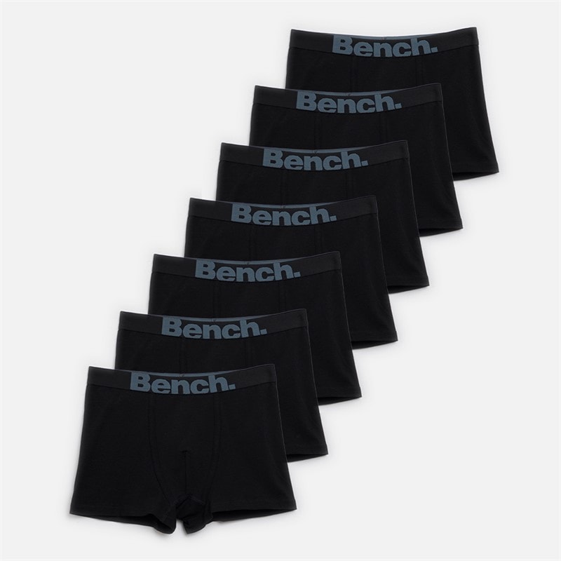 Bench Jungen - Lepp Boxershorts Sieben-Pack - Schwarz