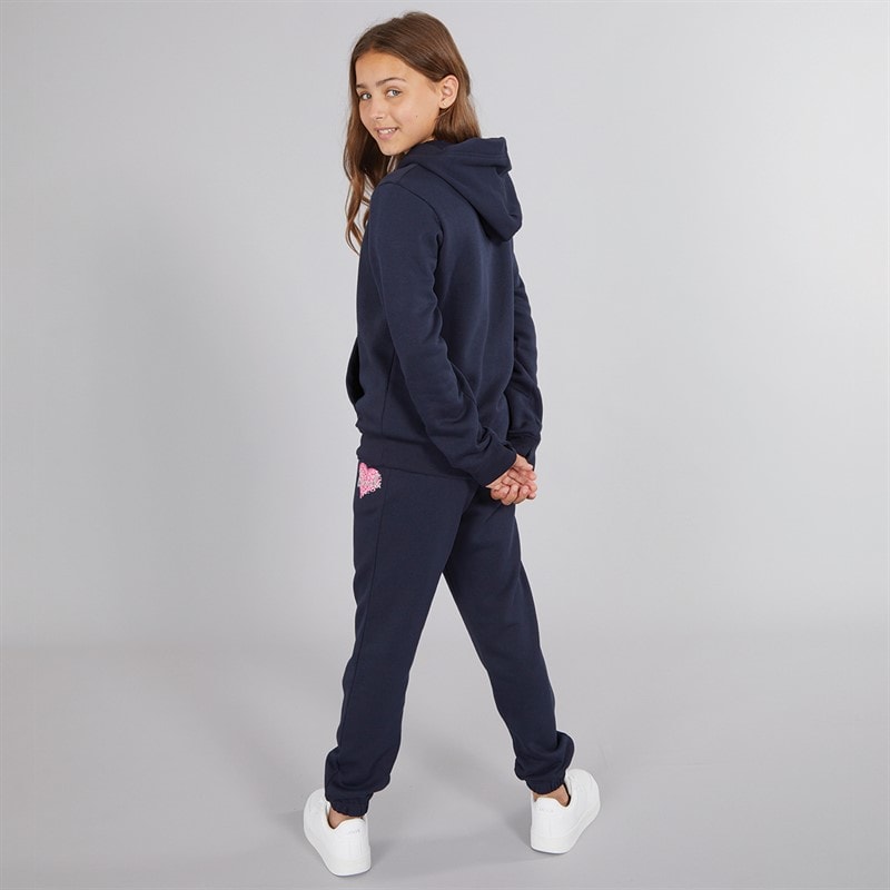Meisjes srean hoodie en joggers trainingspak Navy - Afbeelding 2