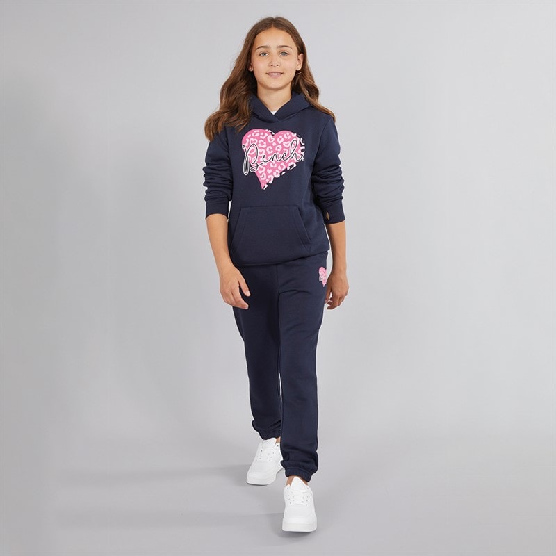 Meisjes srean hoodie en joggers trainingspak Navy - Afbeelding 4