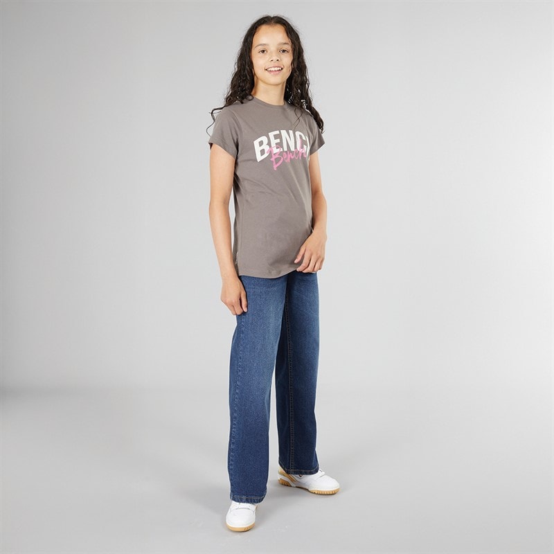 Meisjes maxina wijde jeans Dark Wash - Afbeelding 4