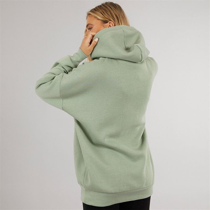 Damskie bluza z kapturem dayla oversize Dark Sage Green – zdjęcie  2