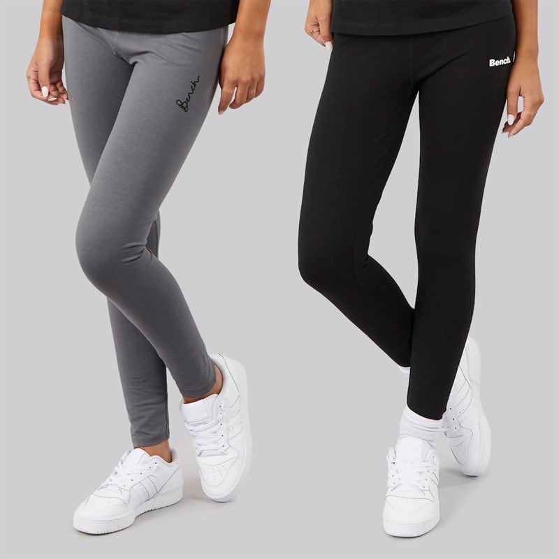 Damen - Leggings Zwei-Pack Schwarz/Charcoal - Bild 1