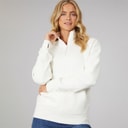 Damskie bluza z kapturem z serii Zilia Winter White