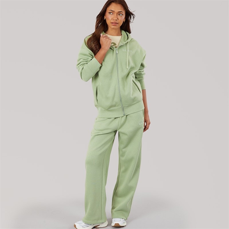 Bench Damskie dres z zamkiem błyskawicznym - Dark Sage Green