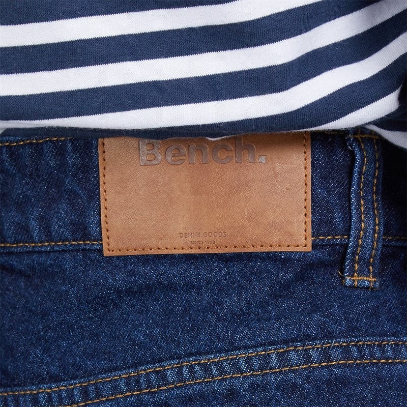 Jeans pattes d'éléphant femmes Bleu foncé - Image 5