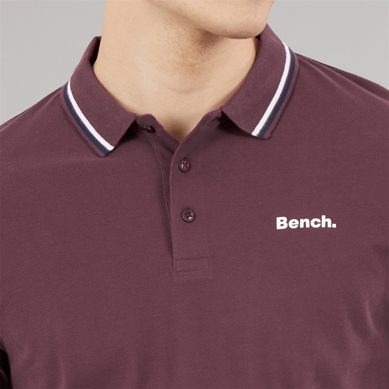 Mężczyźni polo gruff koszulka Deep Burgundy – zdjęcie  3