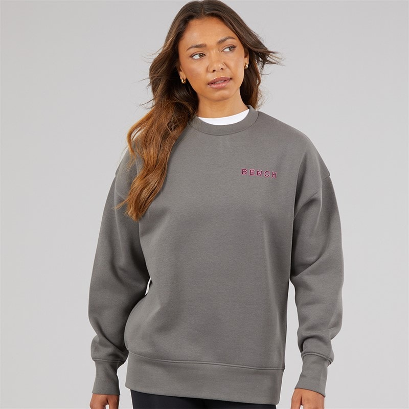 Damen - Serrie Oversized Rundhals-Sweatshirt Charcoal - Bild 2