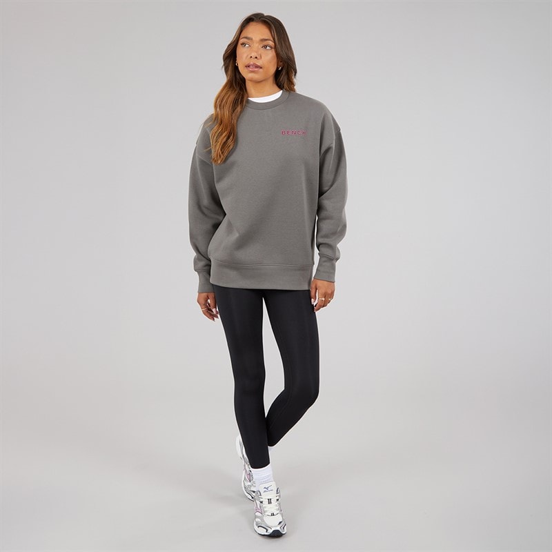 Damen - Serrie Oversized Rundhals-Sweatshirt Charcoal - Bild 4