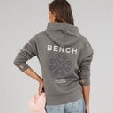 Damen - Amba Kapuzenpullover mit Bouclé-Grafik Charcoal