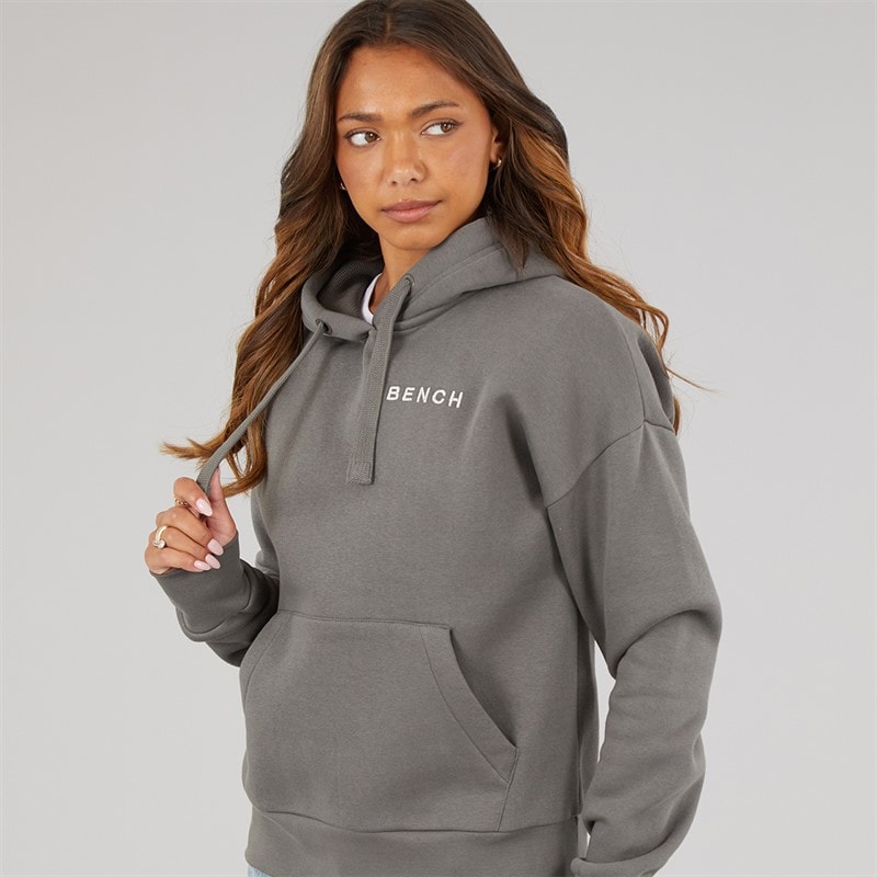 Damen - Amba Kapuzenpullover mit Bouclé-Grafik Charcoal - Bild 2
