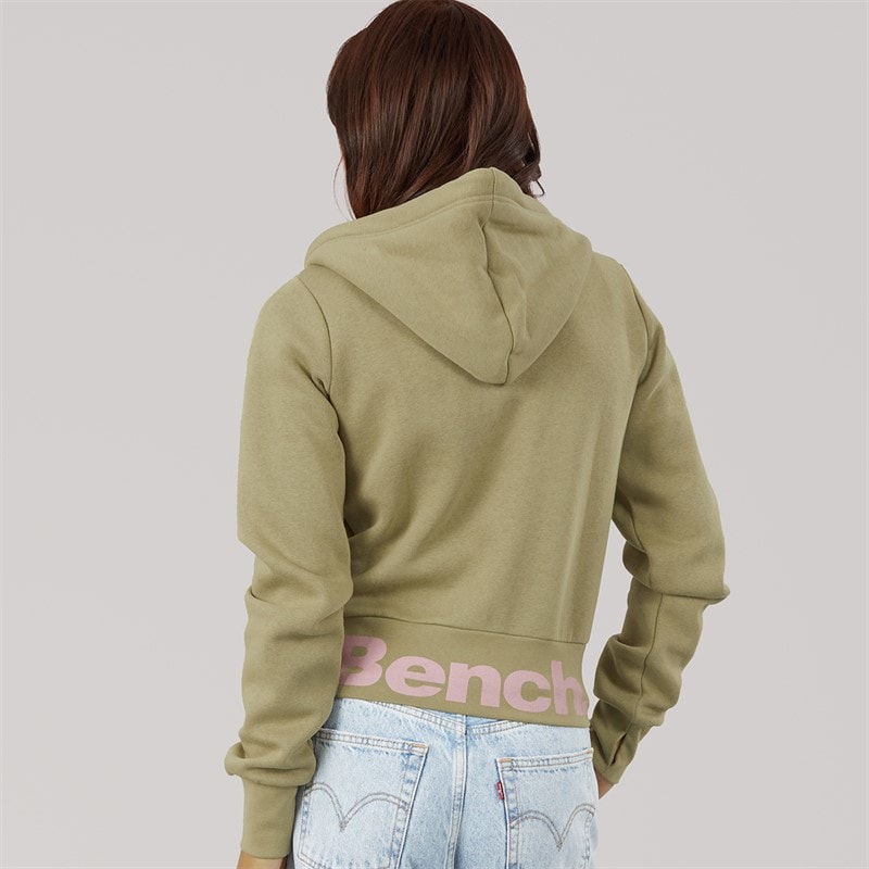 Damen - Chessa Fit Kapuzenjacke mit Reißverschluss Washed Khaki - Bild 2