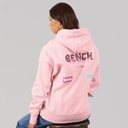 Damskie bluza z kapturem fessa oversize z nadrukiem graficznym Fairytale Pink