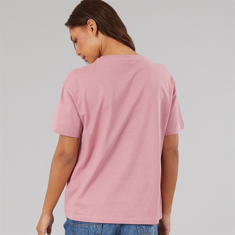 Bench Damen - Jana Boxy T-Shirt Mit Glitzer-Print - Nostalgic Pink - Bild 2
