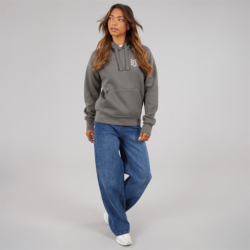 Sweat à capuche dess avec motif pailleté femmes Charcoal - Image 4