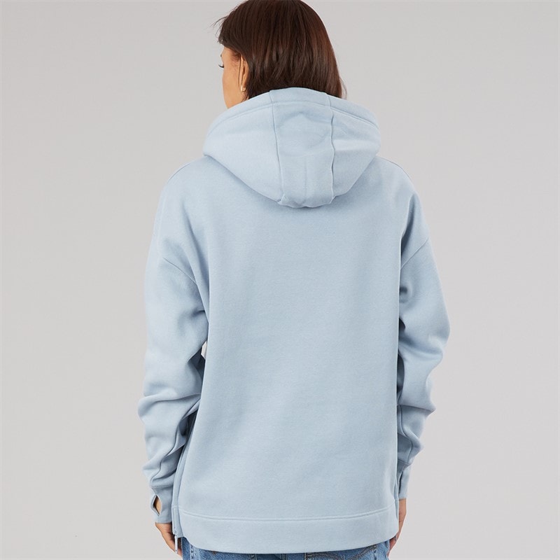 Dames osta losse fit hoodie Dusky Blue - Afbeelding 2