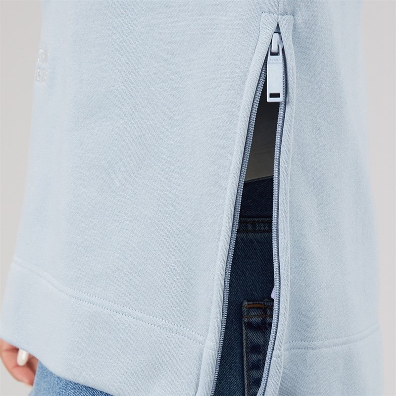 Dames osta losse fit hoodie Dusky Blue - Afbeelding 5
