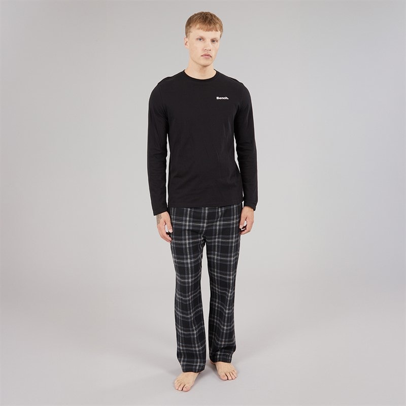 Bench Herren - Maugham Lounge-Set - Schwarz/Black Check