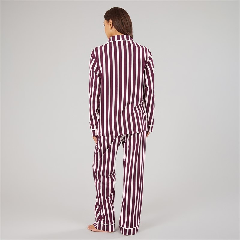 Damskie piżama siesta Cherry Lacquer/Różowy Stripe – zdjęcie  2
