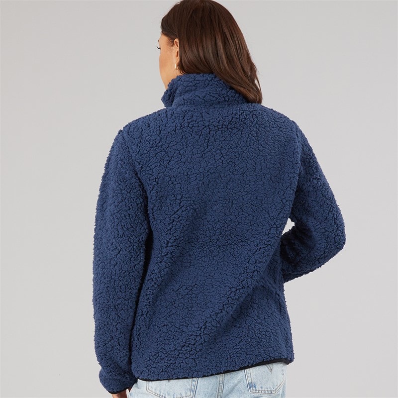 Veste en polaire sherpa édition femmes Marine - Image 2