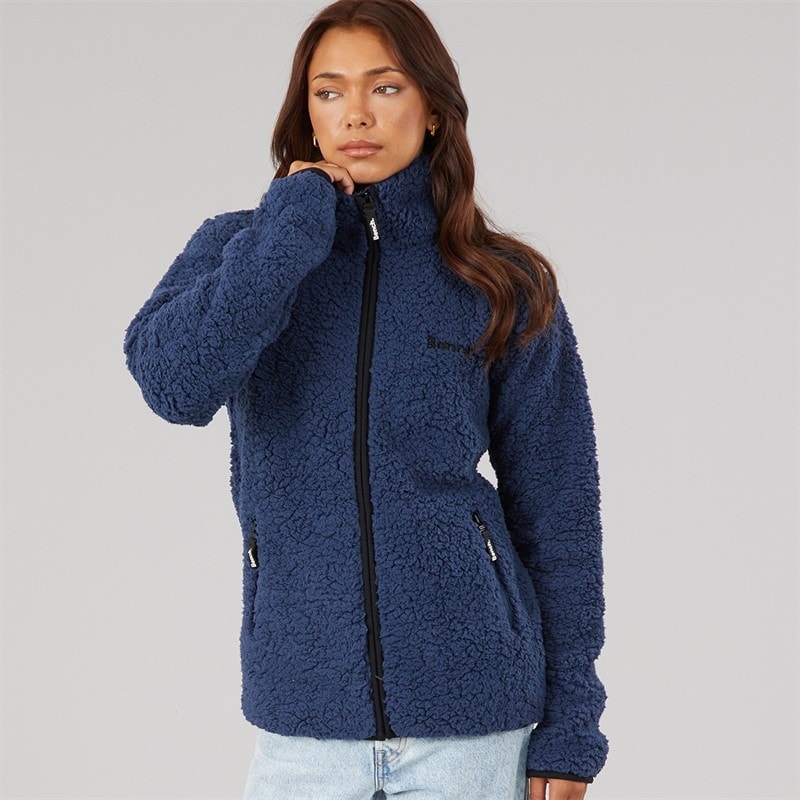 Veste en polaire sherpa édition femmes Marine - Image 3
