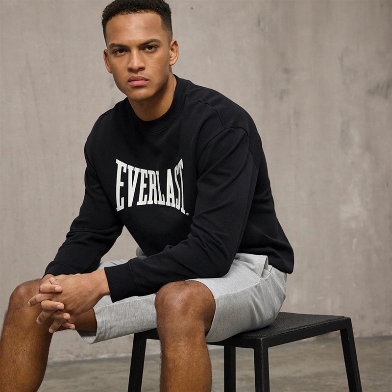 Sweat-shirt emblématique maximisé hommes Noir - Image 3