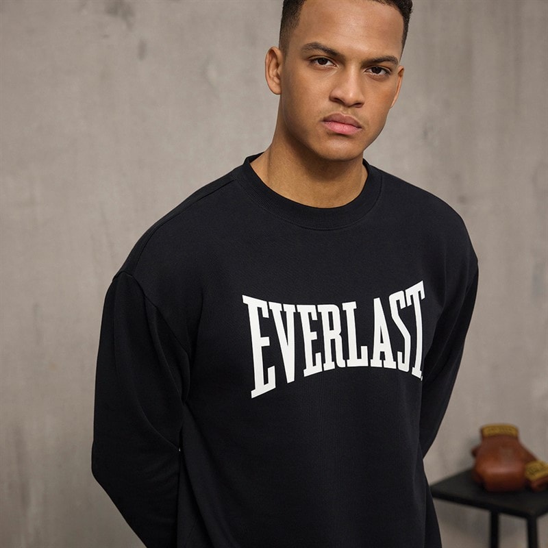 Sweat-shirt emblématique maximisé hommes Noir - Image 5