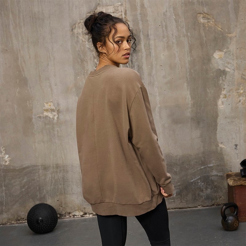 Sweat-shirt oversize à col rond femmes Fossil - Image 2