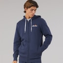 Sweat à capuche zippé intégral Klemerio hommes Marine