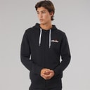 Sweat à capuche zippé intégral Klemerio hommes Noir