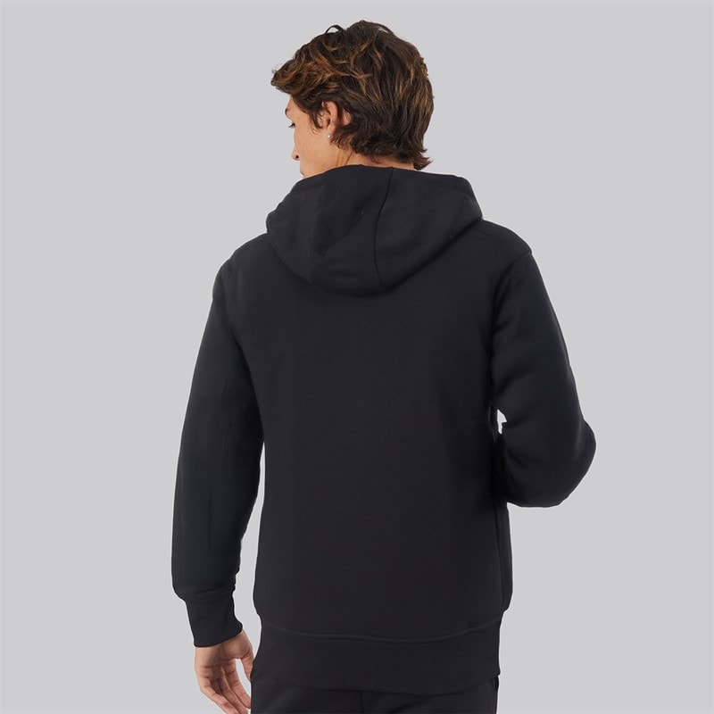 Sweat à capuche zippé intégral Klemerio hommes Noir - Image 2