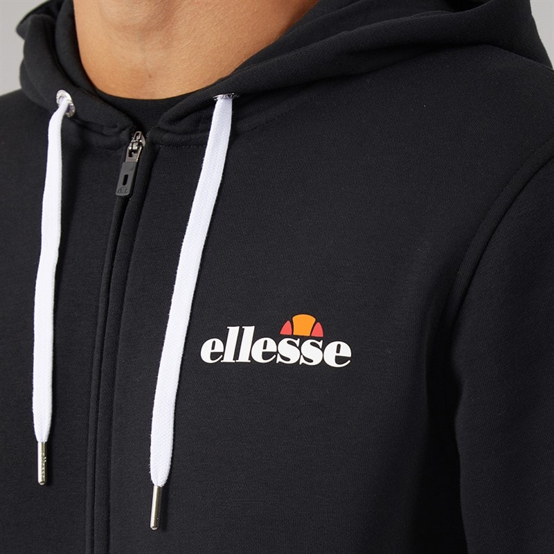 Sweat à capuche zippé intégral Klemerio hommes Noir - Image 3