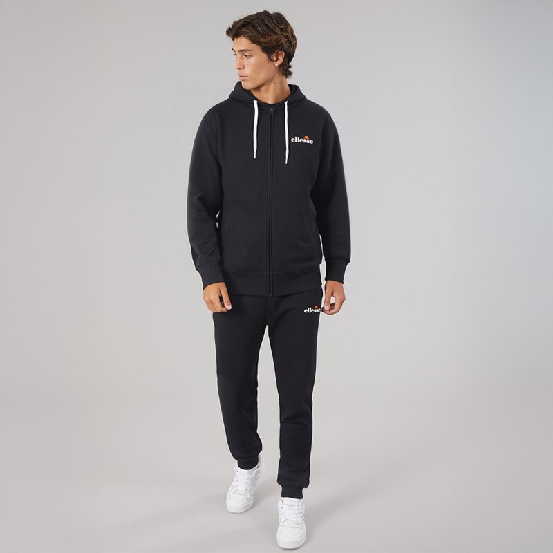Sweat à capuche zippé intégral Klemerio hommes Noir - Image 4