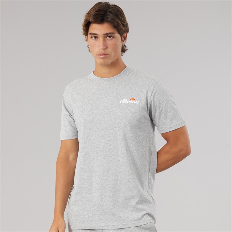 Herren - Georgio Back Logo T-Shirt Grey Marl - Bild 2