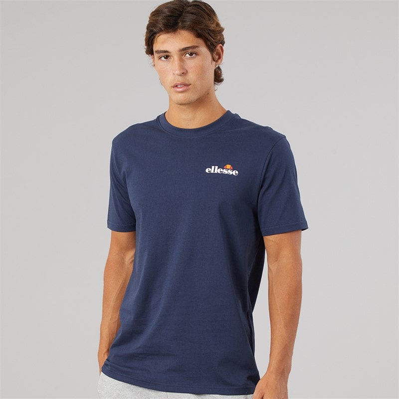 Ellesse Heren malbory 2 t-shirt met linkerborstprint - Navy