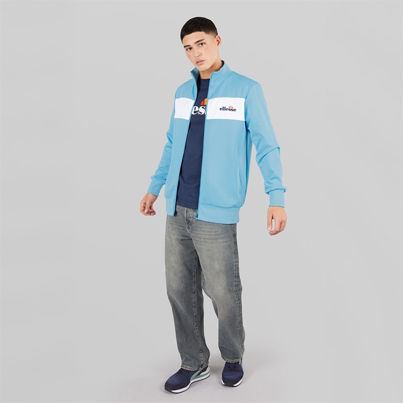 Mężczyźni bluza sportowa tacha Niebieski – zdjęcie  4