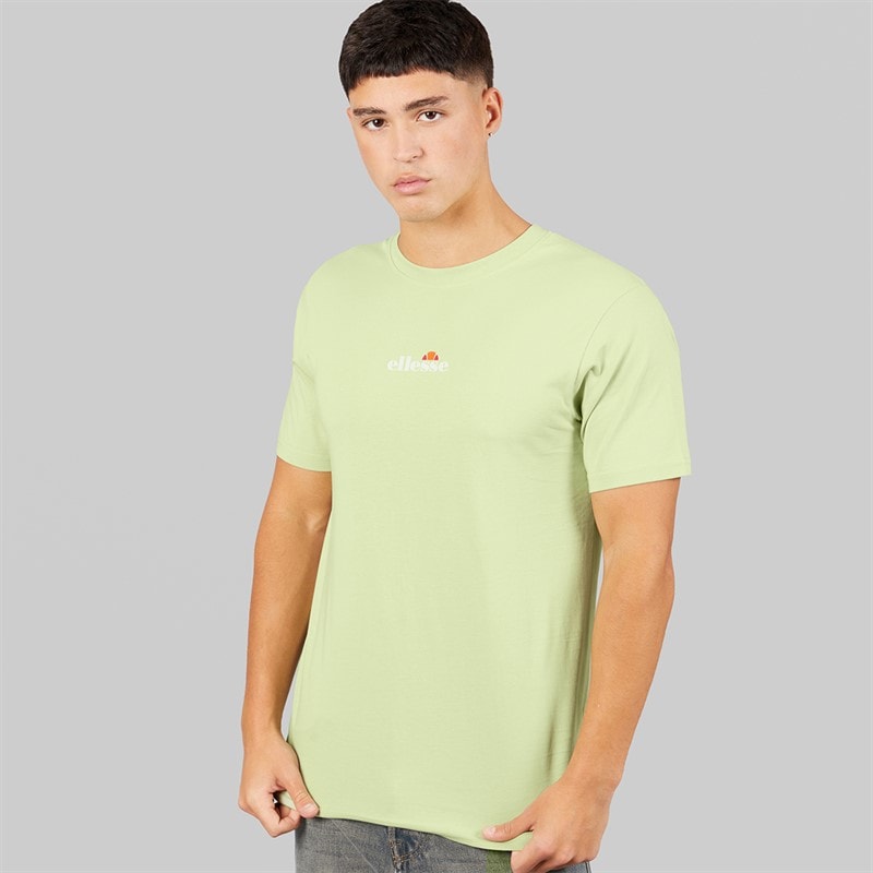 Ellesse Heren ollio 2 central logo t-shirt - Lichtgroen
