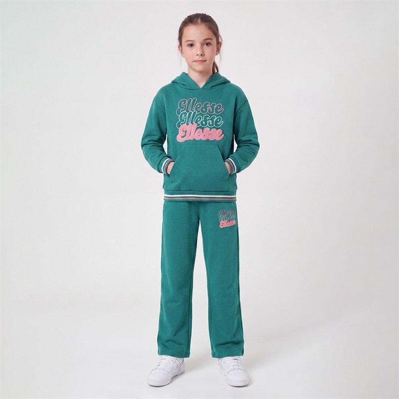 Junior Mädchen - Jiana Bubble Print Logo Trainingsanzug Grün - Bild 1