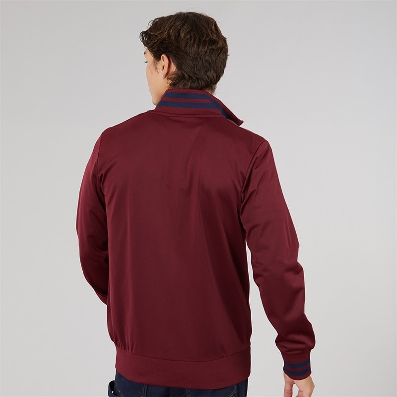 Mężczyźni kurtka dresowa lochi Burgundy – zdjęcie  2