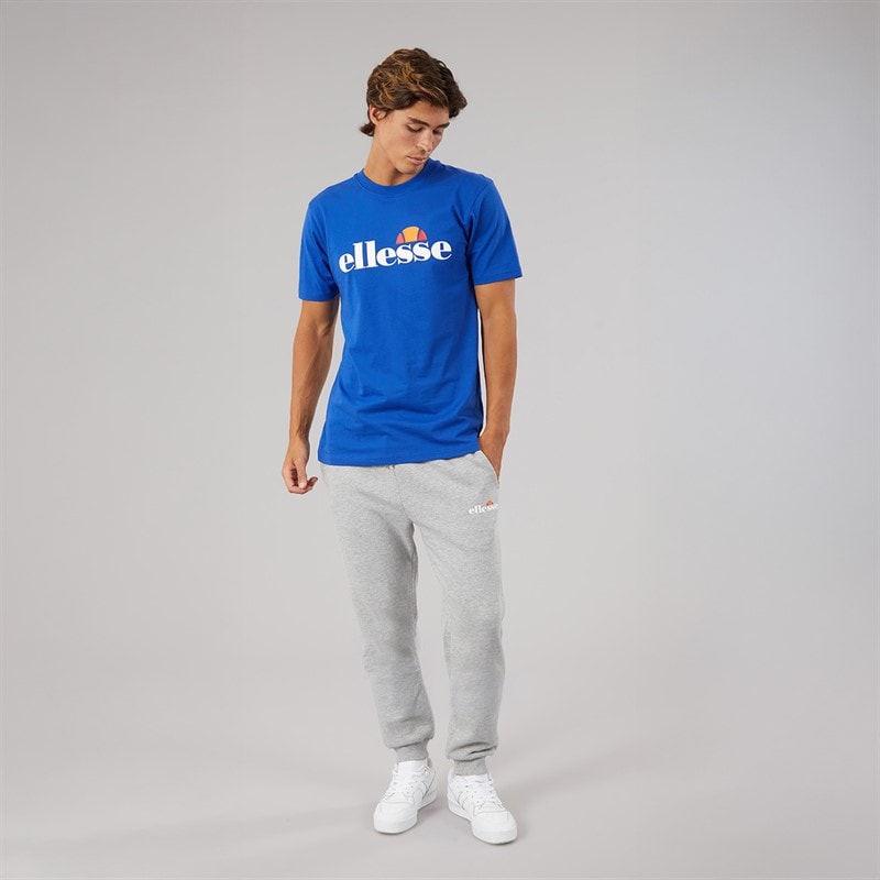 Mężczyźni t-shirt prado 2 z dużym logo Cobalt – zdjęcie  3