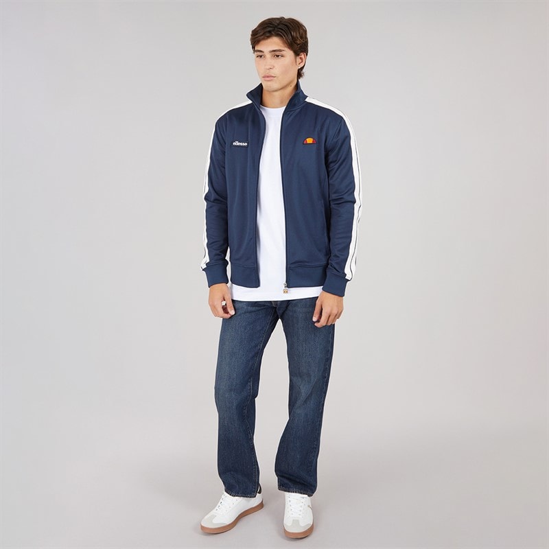 Herren - Giando Trainingsjacke mit Reißverschluss Marineblau - Bild 4