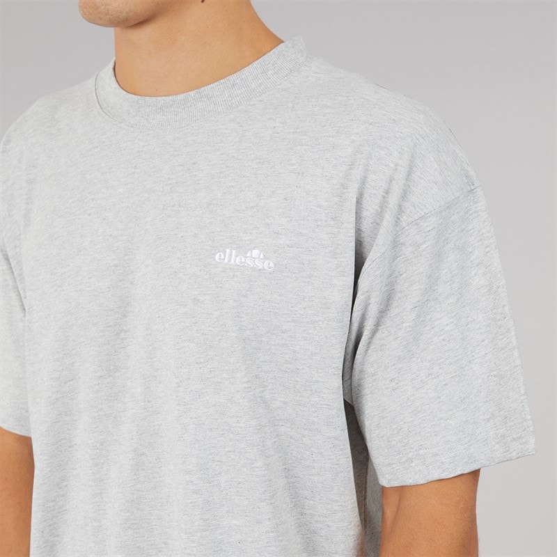Heren suisio t-shirt Lichtgrijs Marl - Afbeelding 3