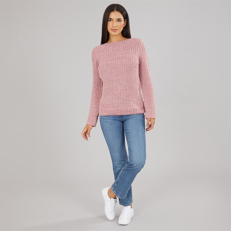 Pull col rond femmes Rose - Image 4