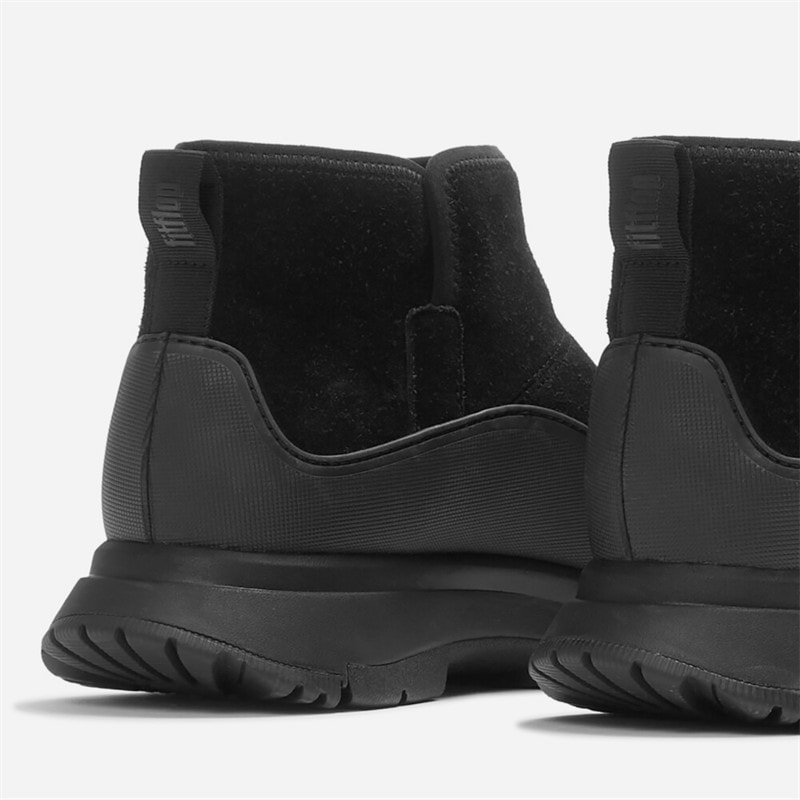 Damen - Neo D Hyker Warme Wildleder Outdoor Mini-Stiefel All Black - Bild 3