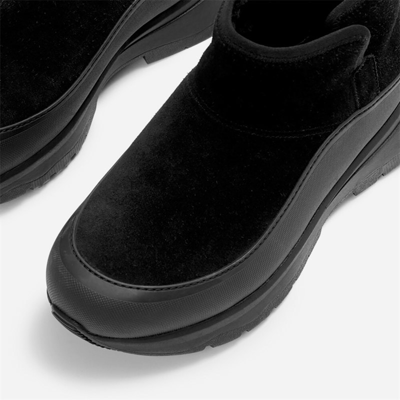 Damen - Neo D Hyker Warme Wildleder Outdoor Mini-Stiefel All Black - Bild 4