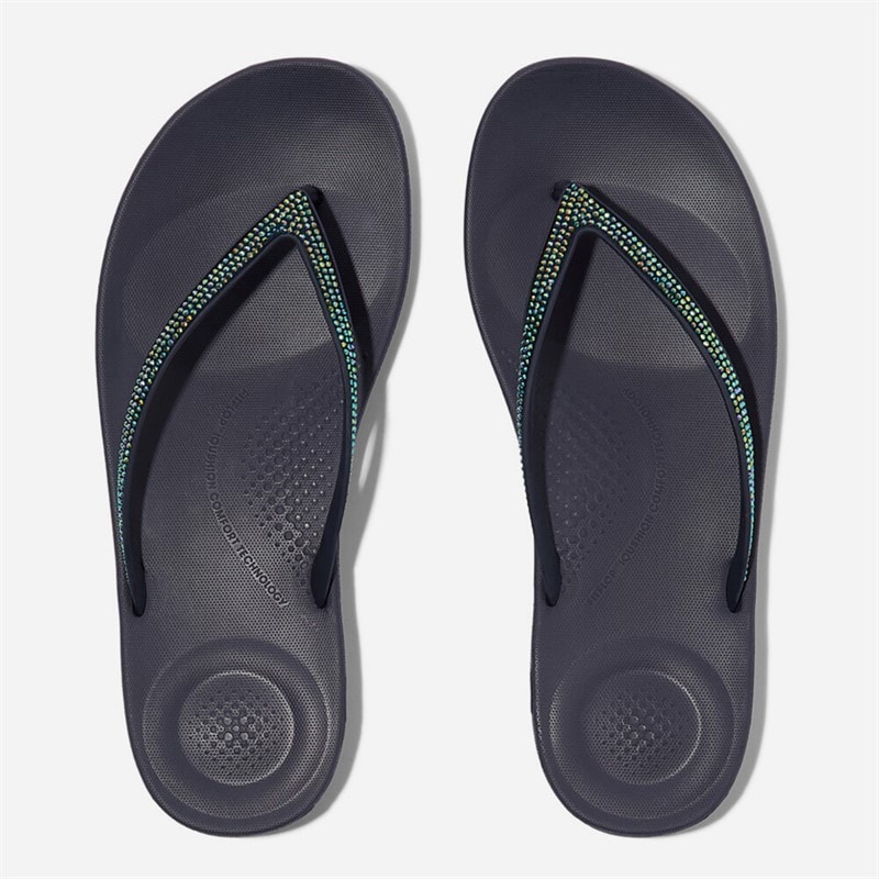 Tongs pailletées Iqushion femmes Midnight Navy - Image 3